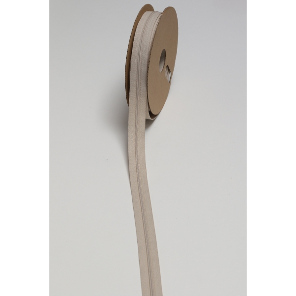 Fermeture éclair au mètre spirale 3mm beige