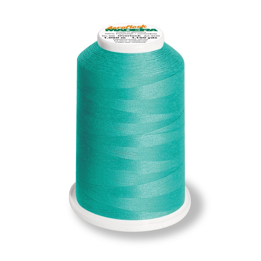 Fil overflock madeira fil mousse 1000m Couleur:9892 turquoise