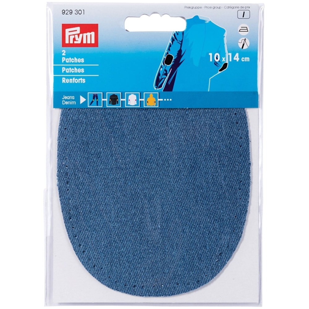 2 Renforts Jeans 10 x 14 cm