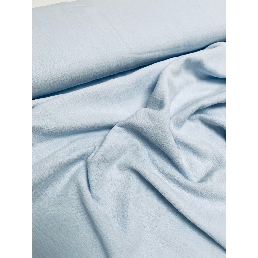 Tissu "double gaze" bleu