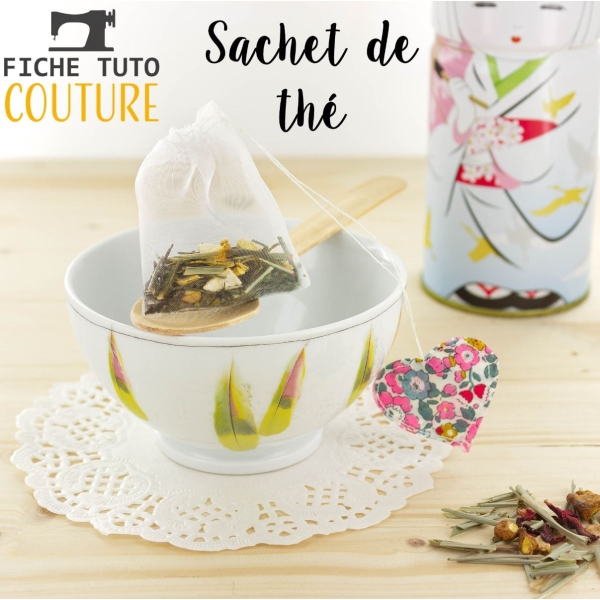 Fiche tuto Sachet de thé réutilisable