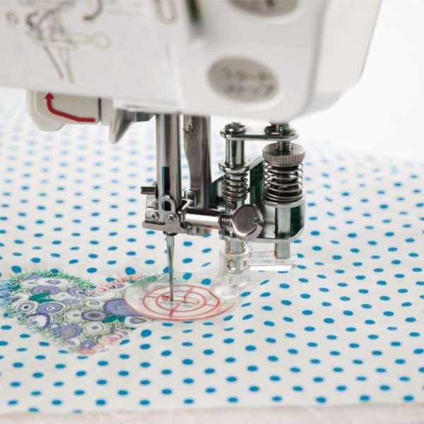 Pied zigzag pour quilting en piqué libre (QV)