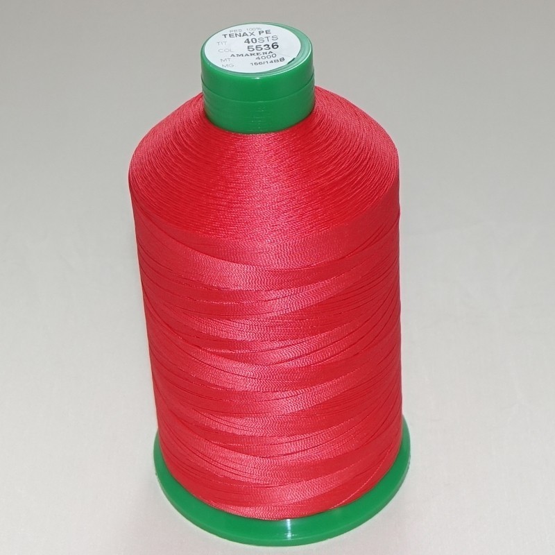 FIL TENAX Polyester N°10 - Cône de 1000 m - Col : ALGUE FIL TENAX Polyester N°10 - Cône de 1000 m - Col : ALGUE