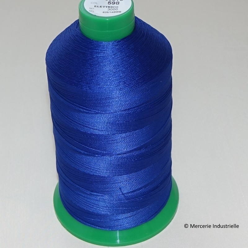 FIL TENAX Polyester N°40 – Bobine de 4 000 m – Col : NOIR FIL TENAX Polyester N°40 – Bobine de 4 000 m – Col : NOIR