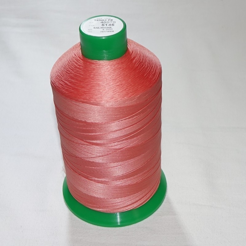 FIL TENAX Polyester N°40 – Bobine de 4 000 m – Col : NOIR FIL TENAX Polyester N°40 – Bobine de 4 000 m – Col : NOIR