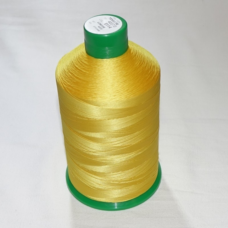 FIL TENAX Polyester N°40 – Bobine de 4 000 m – Col : NOIR FIL TENAX Polyester N°40 – Bobine de 4 000 m – Col : NOIR