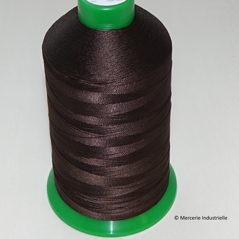 FIL TENAX Polyester N°60 – Bobine de 6000 m – Col : NOIR FIL TENAX Polyester N°60 – Bobine de 6000 m – Col : NOIR