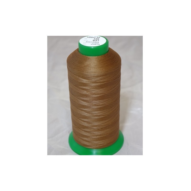 FIL TENAX Polyester N°120 – Bobine de 5000 m – Col : NOIR FIL TENAX Polyester N°120 – Bobine de 5000 m – Col : NOIR