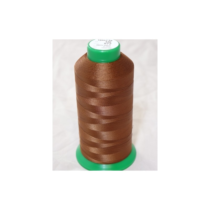 FIL TENAX Polyester N°120 – Bobine de 5000 m – Col : NOIR FIL TENAX Polyester N°120 – Bobine de 5000 m – Col : NOIR
