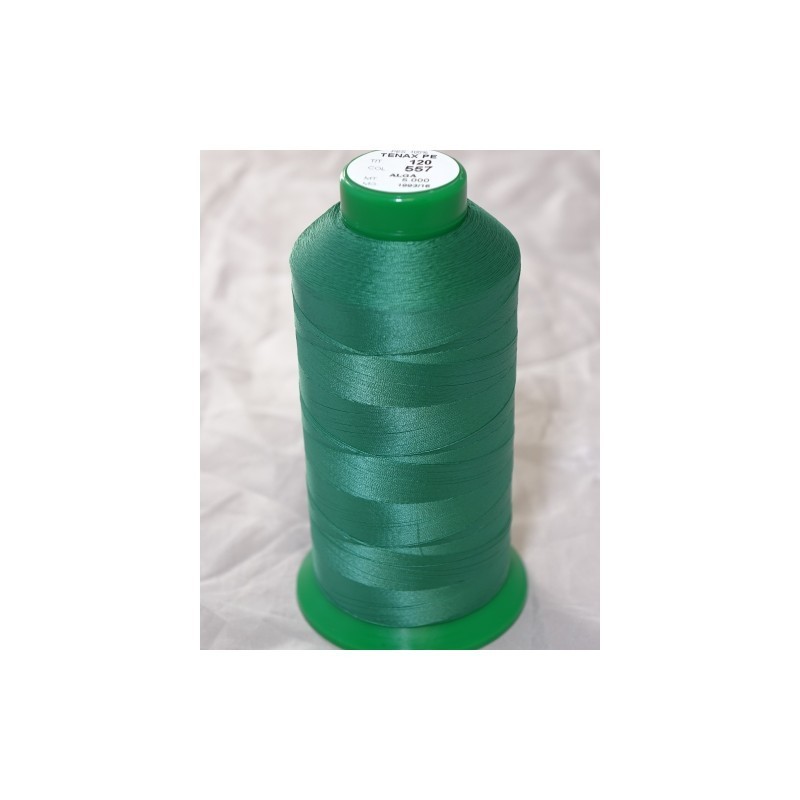 FIL TENAX Polyester N°120 – Bobine de 5000 m – Col : NOIR FIL TENAX Polyester N°120 – Bobine de 5000 m – Col : NOIR