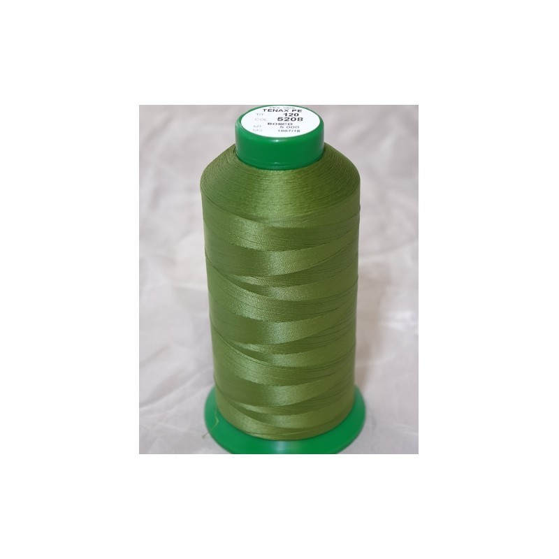 FIL TENAX Polyester N°120 – Bobine de 5000 m – Col : NOIR FIL TENAX Polyester N°120 – Bobine de 5000 m – Col : NOIR