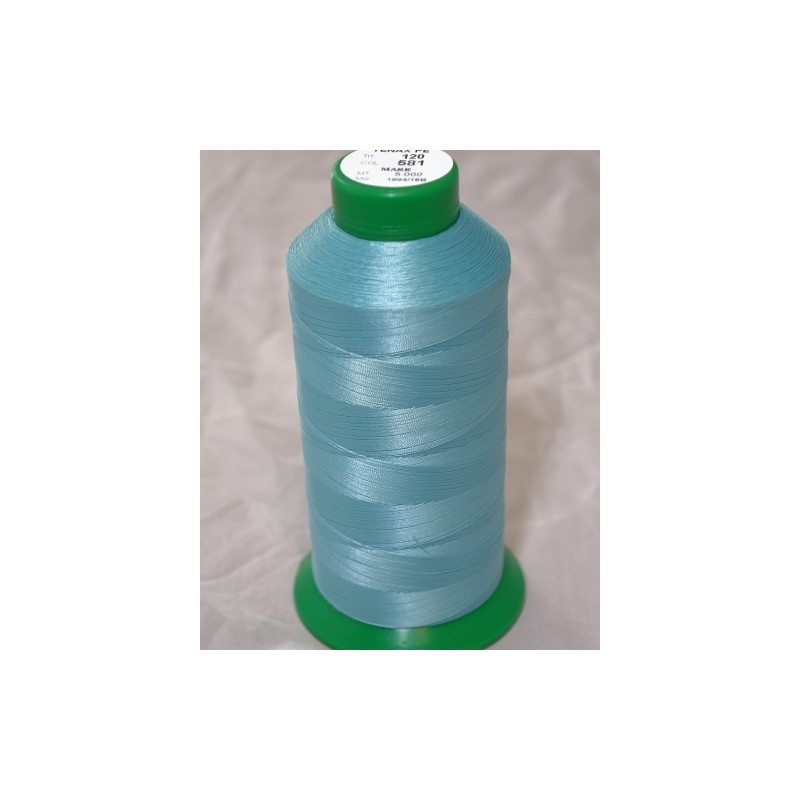 FIL TENAX Polyester N°120 – Bobine de 5000 m – Col : NOIR FIL TENAX Polyester N°120 – Bobine de 5000 m – Col : NOIR