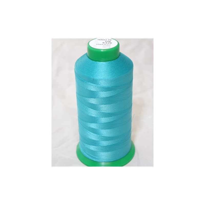 FIL TENAX Polyester N°120 – Bobine de 5000 m – Col : NOIR FIL TENAX Polyester N°120 – Bobine de 5000 m – Col : NOIR