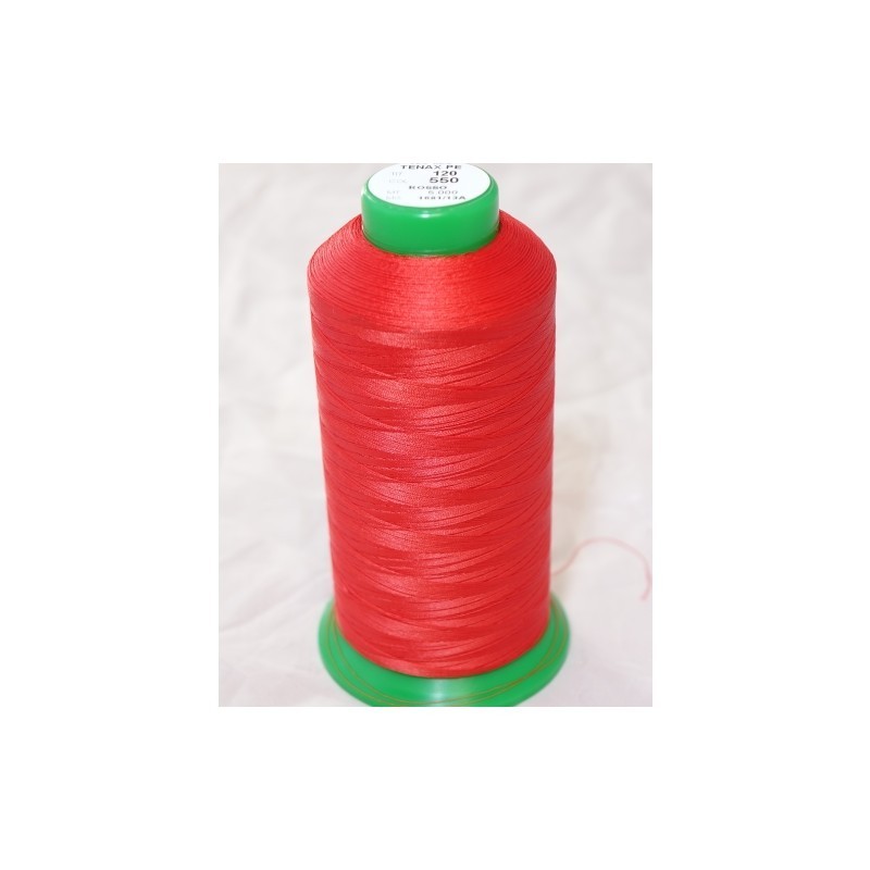 FIL TENAX Polyester N°120 – Bobine de 5000 m – Col : NOIR FIL TENAX Polyester N°120 – Bobine de 5000 m – Col : NOIR
