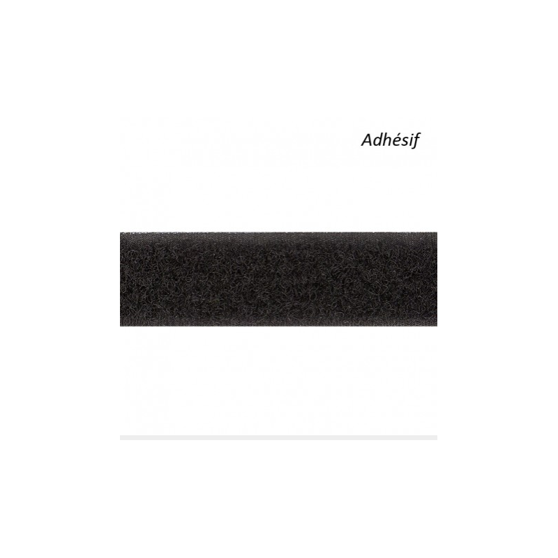Vecro autocollant 20 mm côté crochet noir/blanc au mètre Vecro autocollant 20 mm côté crochet noir/blanc au mètre