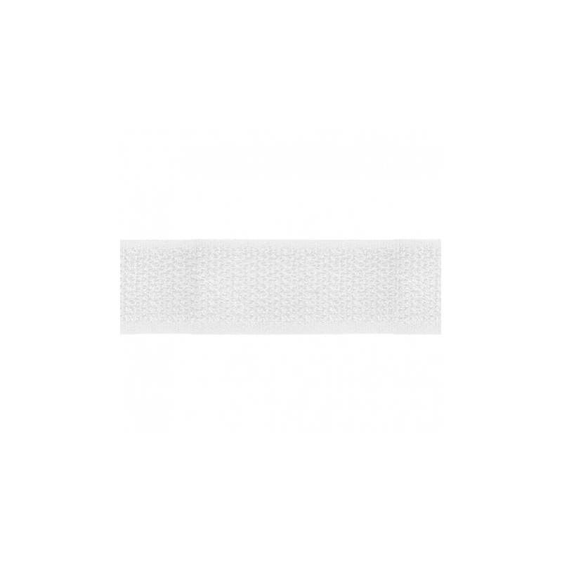 Velcro 25 mm côté crochet noir/blanc au mètre Velcro 25 mm côté crochet noir/blanc au mètre
