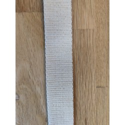 Sangle beige paillette coton 30mm