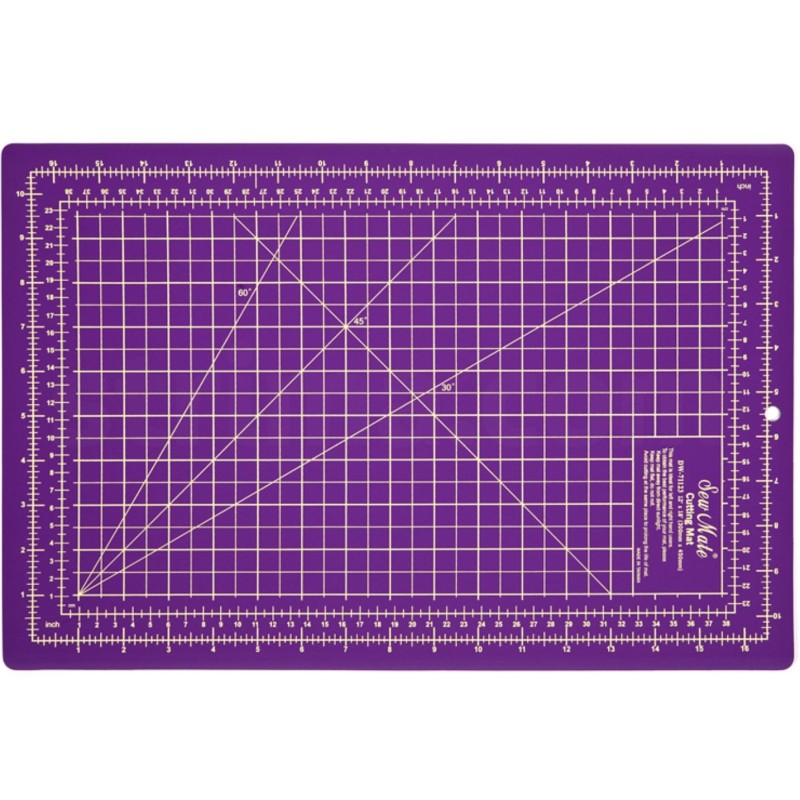Tapis de coupe cm/inch 45x30 violet
