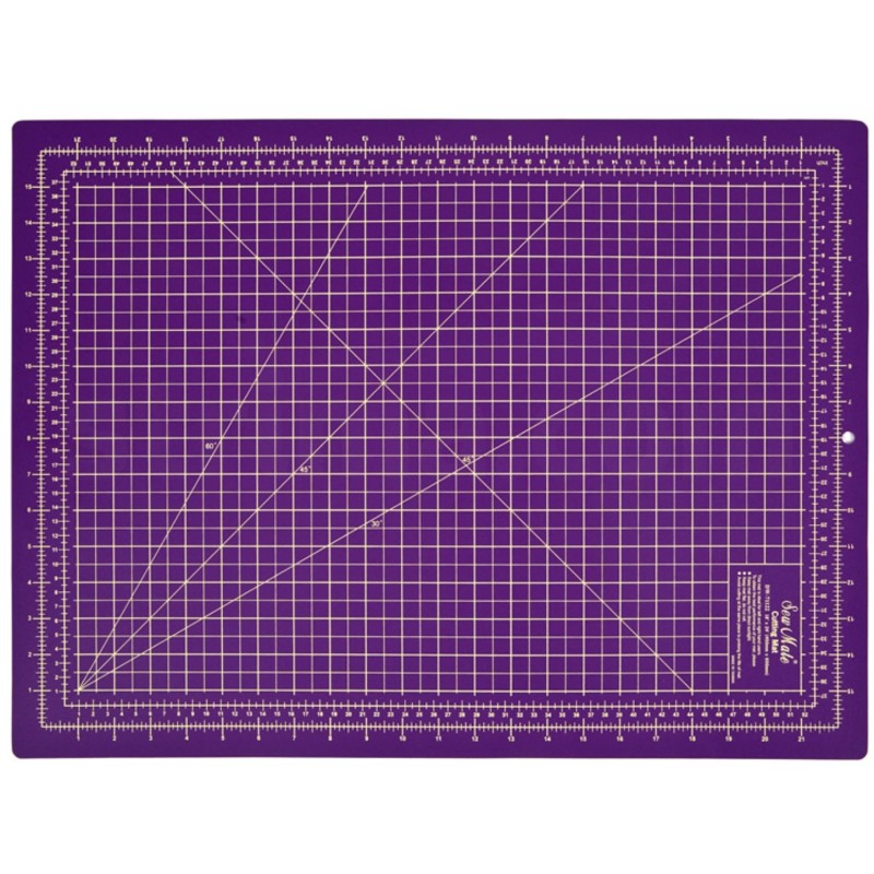 Tapis de coupe cm/inch 60x45 violet