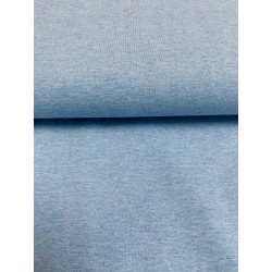 Tissu jersey bleu ciel chiné