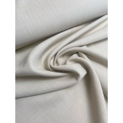 Tissu Lin / Polyester  natur