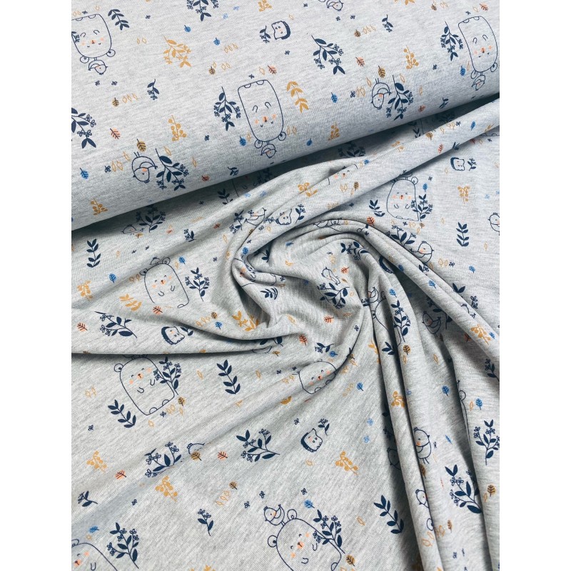 Tissu Jersey " Sweat Bear " Tissu Jersey " Sweat Bear "
