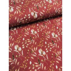 Tissu jersey "Vintage Leaves"