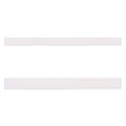 Elastique rond 1mm blanc