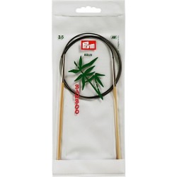 Aiguilles à tricoter circulaire en bamboo 3.5 80cm (Y)