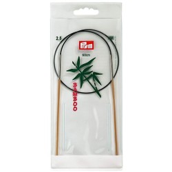 Aiguilles à tricoter circulaire en bamboo 2.5 60cm (Y)