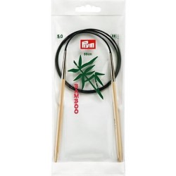Aiguilles à tricoter circulaire en bamboo 5.0 80cm (AA))