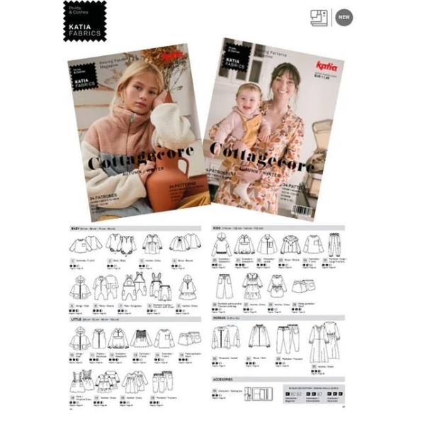 Katia magazine Cottagecore automne / hiver