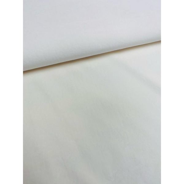 Tissu nicki velours blanc