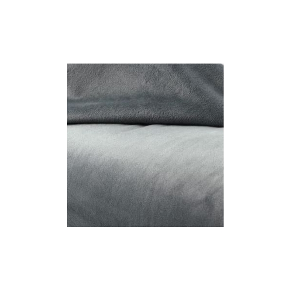 Tissu nicki velours gris clair
