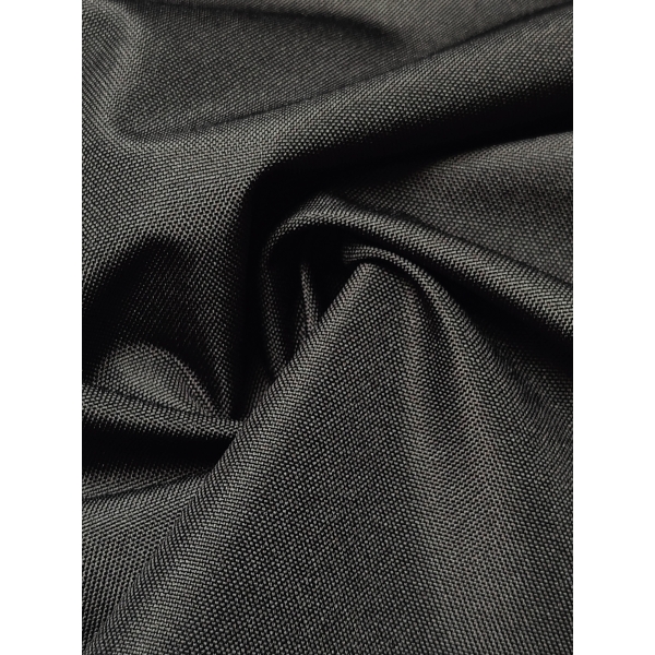 Tissu canvas enduit / waterproof noir