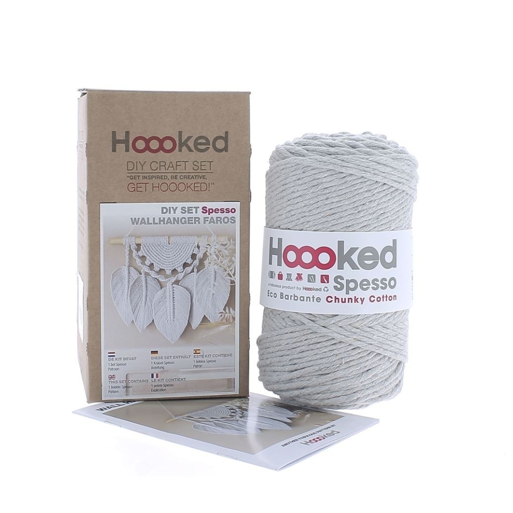 DIY set suspension murale macramé hoooked