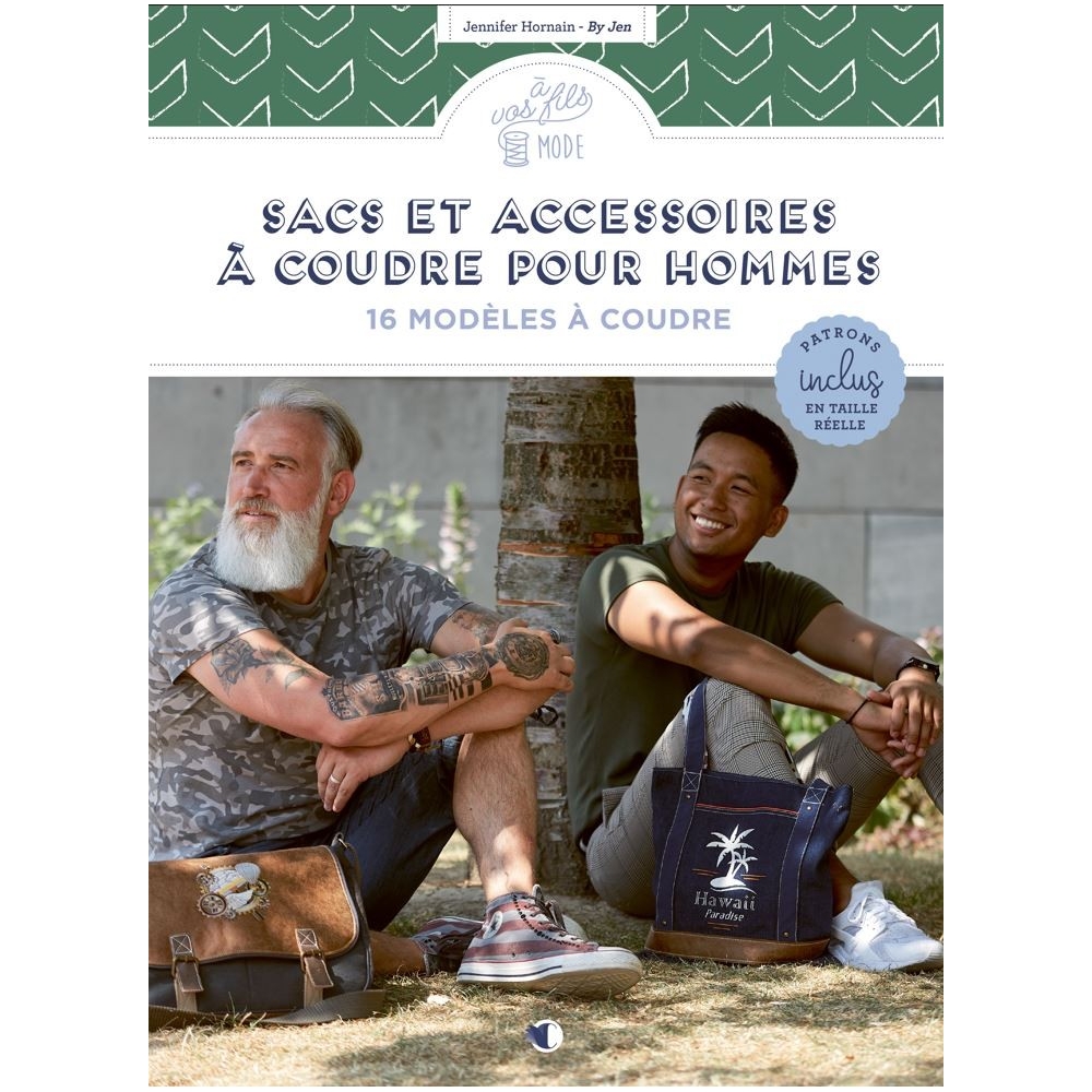 Livre "sacs et accessoires" à coudre pour hommes. by Jen