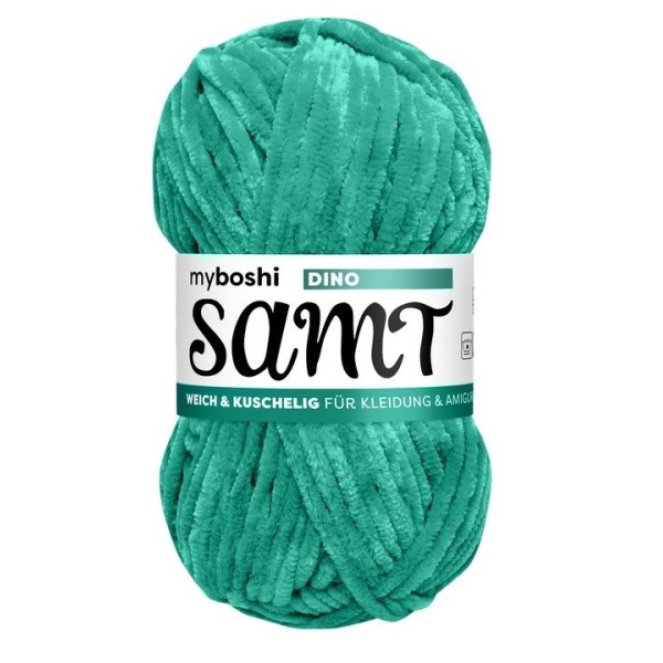 Laine my boshi Samt couleur: 854 Dino (turquois)