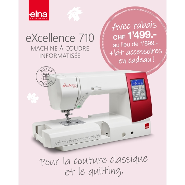 Elna eXcellence 710 PROMOTION