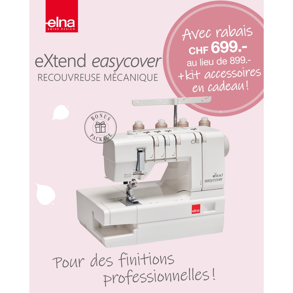 Elna  eXtend Easycover promotion